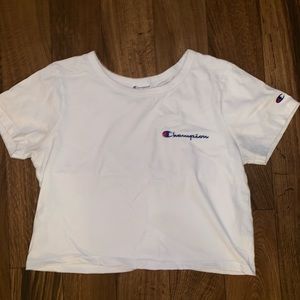 Champion White tee